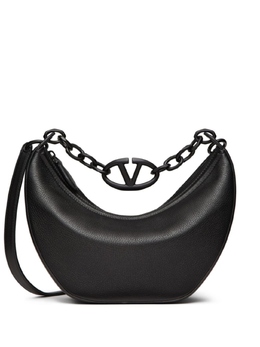 Valentino Garavani маленькая сумка VLogo Moon Hobo, черный wb0q42uzl | черный