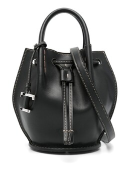 Tod's сумка-ведро размера мини с логотипом, черный xbwbuzk0100upp | черный
