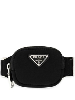 Prada поясная сумка с логотипом, черный 2tt1952dmk | черный