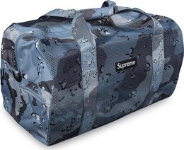 Сумка Supreme Big Duffle Bag Blue Chocolate Chip Camo, синий ss20b8 blue chocolate chip camo | blue
