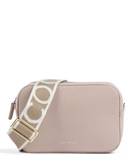 Сумка через плечо Tebe из зерненой кожи Coccinelle, бежевый e5mn555i101-n12 | nude