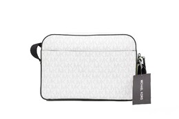 Michael Kors Cooper Маленькая женская сумка через плечо Bright Palm Signature из ПВХ, мультиколор 7143907983420 | multi