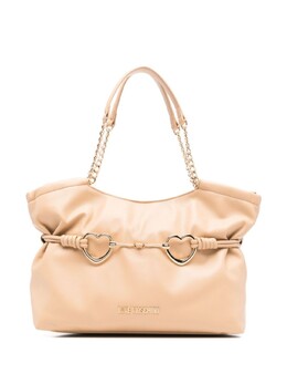 Сумка-шоппер с логотипом Love Moschino, нейтральный jc4036pp1mlb0 | нейтральные цвета