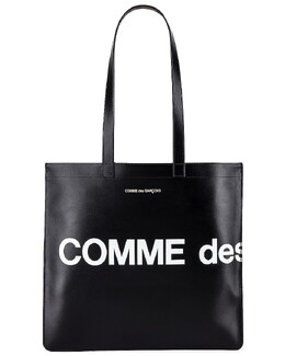 Огромная большая сумка с логотипом Comme des Garçons, черный cmex-uy39 | black