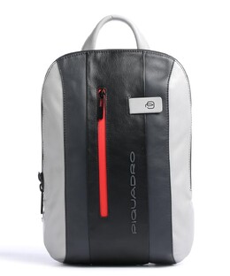 Кожаный рюкзак для ноутбука Urban RFID 13″ Piquadro, черный ca5608ub00-grn | grau/schwarz