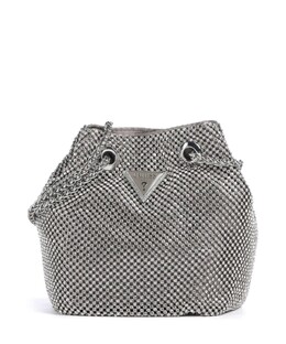 Сумка через плечо zalina полиэстер, алюминий Guess, серебряный hwry9350750-sil | silber
