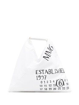 Maison Margiela сумка-тоут с логотипом, белый sb6wd0013p7260 | белый