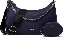 Сумка DKNY Caelynn Large Pouchette, цвет Indigo/Silver 9945779 | indigo/silver