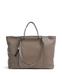 Круглый шопер 15″ из мелкозернистой яловой кожи. Piquadro, коричневый bd3336w92-to | taupe