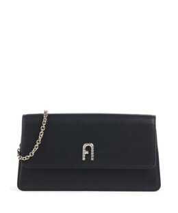 Миниатюрная сумка через плечо diamante из мелкозернистой кожи Furla, черный we00568-ax0733s-o6000 | schwarz