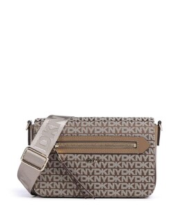 Сумка через плечо bryant из полиэстера и зернистой яловой кожи. DKNY, коричневый r43efe21-i4e | hellbraun