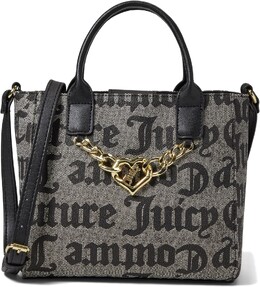 Сумка Juicy Couture Change Of Heart Tote, цвет Oversized Gothic Status Black Beige 9888721 | oversized gothic status black beige