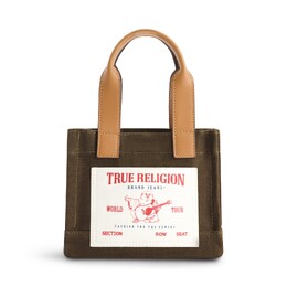 Мини-тоут True Religion, оливковый 7162913194044 | olive