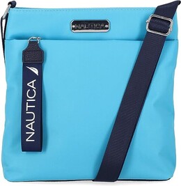 Сумка кросс-боди Nautica Diver Nylon Small Purse with Adjustable Shoulder Strap, голубой b08ntvdf6m | scuba blue