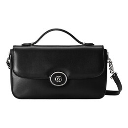 Сумка petite gg small shoulder bag 'black' Gucci, черный 739721-aabsg-1000 | black