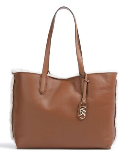 Элиза Шоппер из мелкозернистой кожи Michael Kors, коричневый 30h3gzat4s-969 | braun