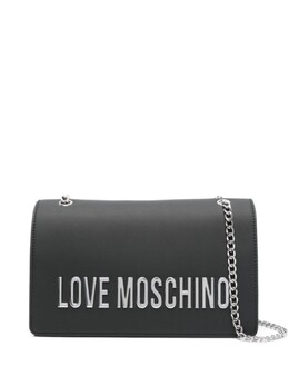 Сумка через плечо с логотипом Love Moschino, черный jc4192pp1mkd0 | черный
