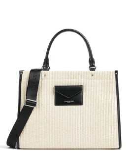 Чехол-шоппер Actual Mini Osier из рафии Lancaster, бежевый 518-006-beige_no | natur/schwarz