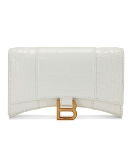 Сумка через плечо Balenciaga Hourglass Wallet On Chain, цвет Optic White balf-wy1081 | optic white
