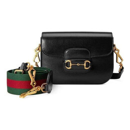 Сумка horsebit 1955 mini bag 'black' Gucci, черный 658574-18ysg-1060 | black