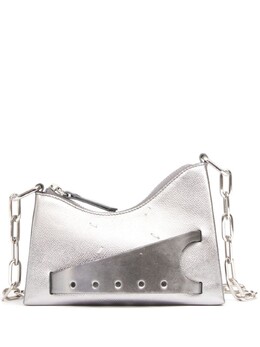 Сумка-хобо Maison Margiela Snatched, серебристый sb1wg0055p7247 | серебристый