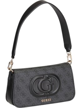 Наплечная сумка Guess Schultertasche Eco Mietta Logo 51320, цвет Coal Logo/Black 5374984 | coal logo/black