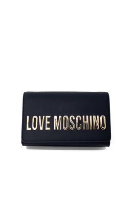Сумка Love Moschino с золотым логотипом, черный 90458 | black