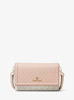 Маленькая двухцветная сумка через плечо для смартфона с логотипом Jet Set Michael Kors, мультиколор 32s1gt9c0v | ballet multi