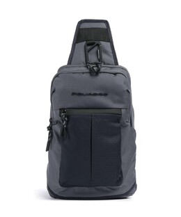Сумка-Слинг Arne из переработанного полиэстера Piquadro, серый ca6003s125-blu2 | blaugrau