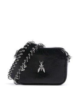 Сумка на плечо из кожи ягненка Patrizia Pepe, черный 2b0186-l130-k103 | schwarz