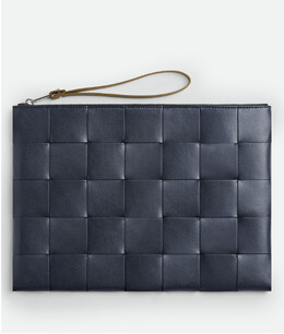 Большая плоская сумка Bottega Veneta 649616vbwd64070 | космос / коричневый оттенок