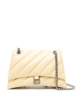 Кожаная сумка через плечо Medium Crush Balenciaga, желтый 716393210j0 | желтый