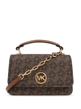 Michael Kors сумка через плечо с монограммой Delancey, коричневый 32t4gd8c5b | коричневый
