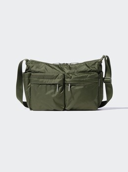 Сумка через плечо с несколькими карманами Uniqlo, цвет 57 зеленый 479577 | 57 olive