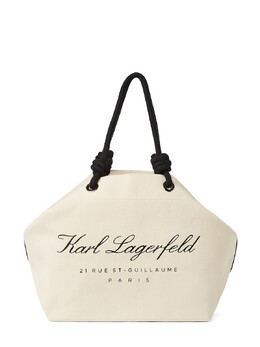 Пляжная сумка Karl Lagerfeld Beach Bag HOTEL, бежевый 21409000 | beige