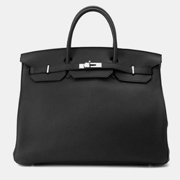 Hermes Birkin 40 Black Togo Leather Bag 1215773