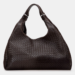 Bottega Veneta Brown Large Nappa Intrecciato Campana Hobo 1215625