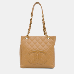 Chanel Brown Caviar Petite Shopping Tote 1215532