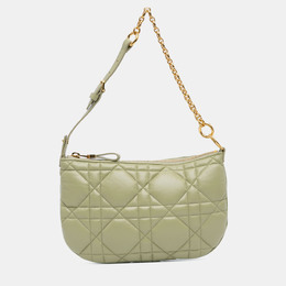 Christian Dior Green Mini Calfskin Macrocannage Christian Dior Caro Tulip Bag 1215072