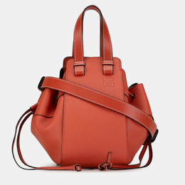Loewe Orange Small Leather Hammock Satchel 1215068