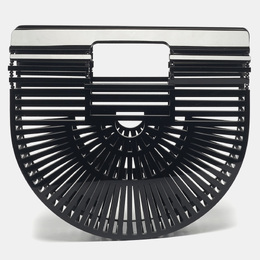 Cult Gaia Black Acrylic Mini Ark Clutch 1214158