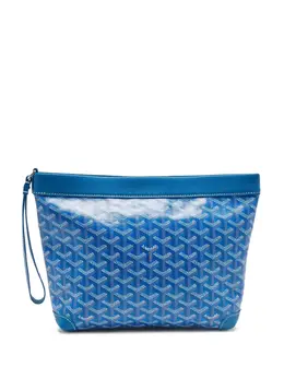 Goyard monogram-pattern clutch bag 30315776