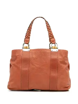 Gucci 2016-2025 Medium Leather Bamboo Libeccio tote bag 32139977