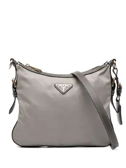 Prada 2013-2025 Saffiano Trimmed Tessuto crossbody bag 32139026
