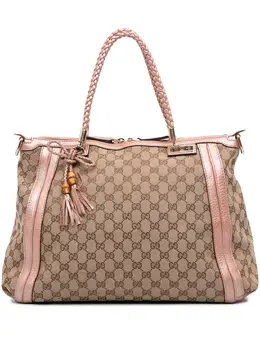 Gucci 2016-2025 Large GG Canvas Bella satchel 32139989
