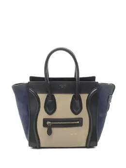 Celine 2000s Micro Shopper leather tote bag 32124764