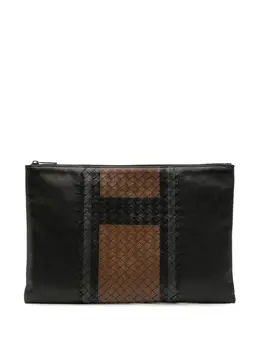 Bottega Veneta 2012-2025 Intrecciato Trimmed Leather clutch bag 32140883