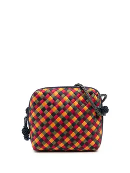 Bottega Veneta 20th Century Mini Satin Intrecciato Multicolor Nodini crossbody bag 32140753