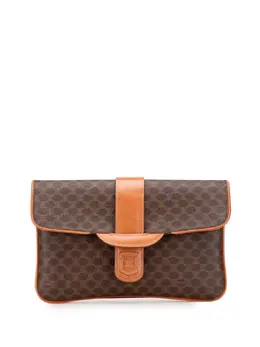 Celine 20th Century Macadam Coated Canvas clutch bag 32139119