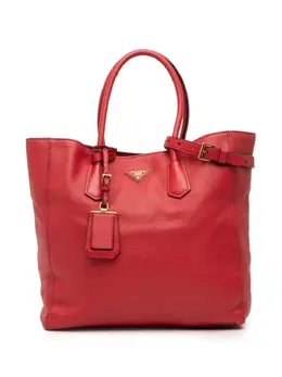Prada 2000-2025 Vitello Daino Open Convertible Tote satchel 32139043